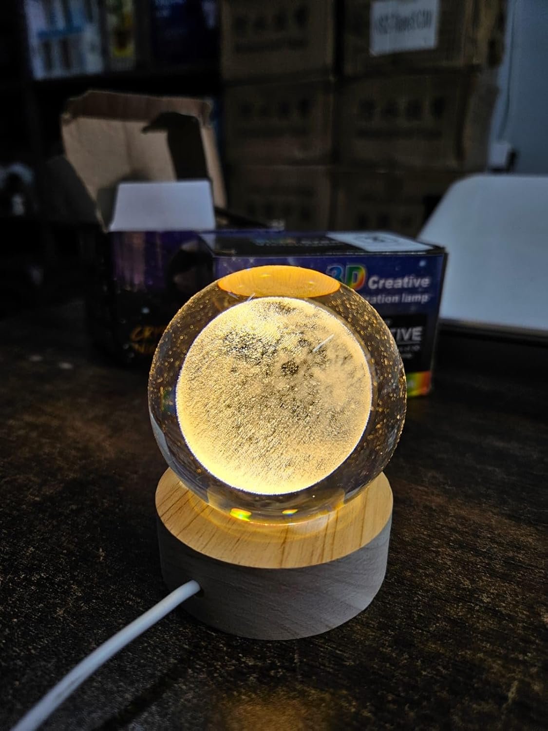 Crystal Ball Night Light
