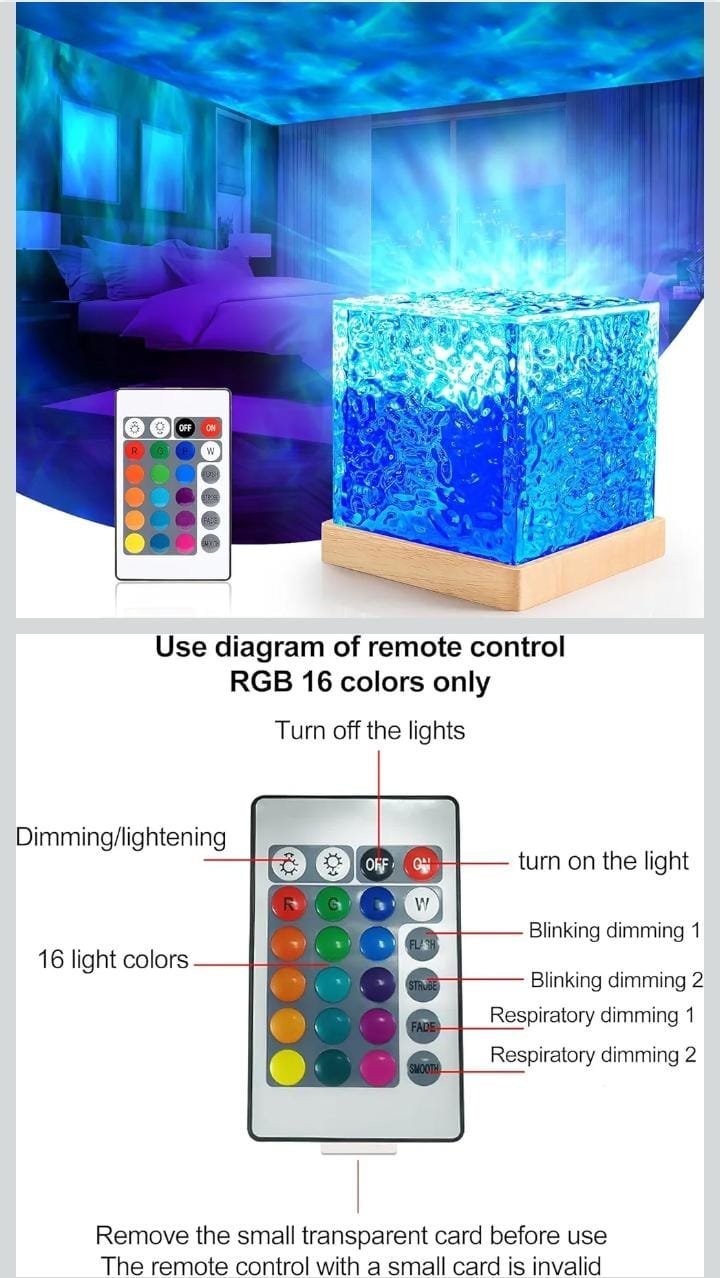 LED RGB Night Lamp with Remote Control – 16 Color Changing Plastic Mood Light - Image 3