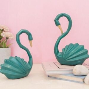 Elegant Swan Showpiece | Modern Decorative Swan Figurines for Home & Office Decor