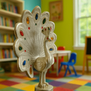 Elegant Peacock Showpiece for Home & Office Decoration – Premium Handcrafted Design