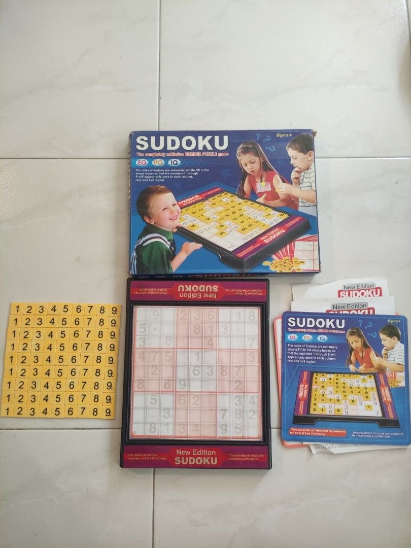 Sudoku Board Game for Kids & Adults | New Edition Number Puzzle Game | Brain Boosting Logic Toy | Family Fun & Educational Gift (6 Years+)